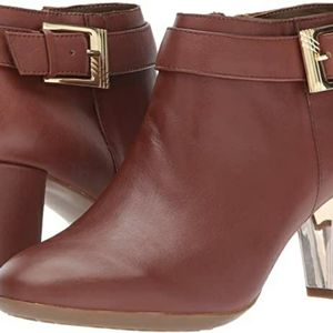 Aerosoles Third Ave Ankle Boot, Dark Tan